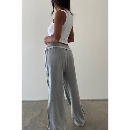 EXPOSED SEAM SWEATPANTS: M / H.GREY