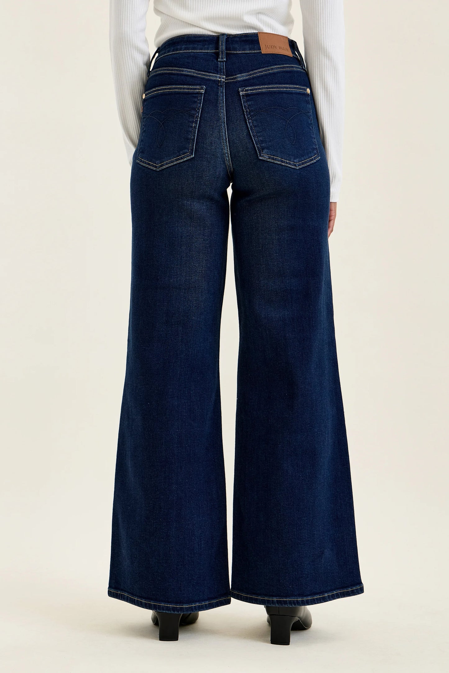 82748 HW LUX Retro Wide DK Twilight Blue Judy Blue Jeans