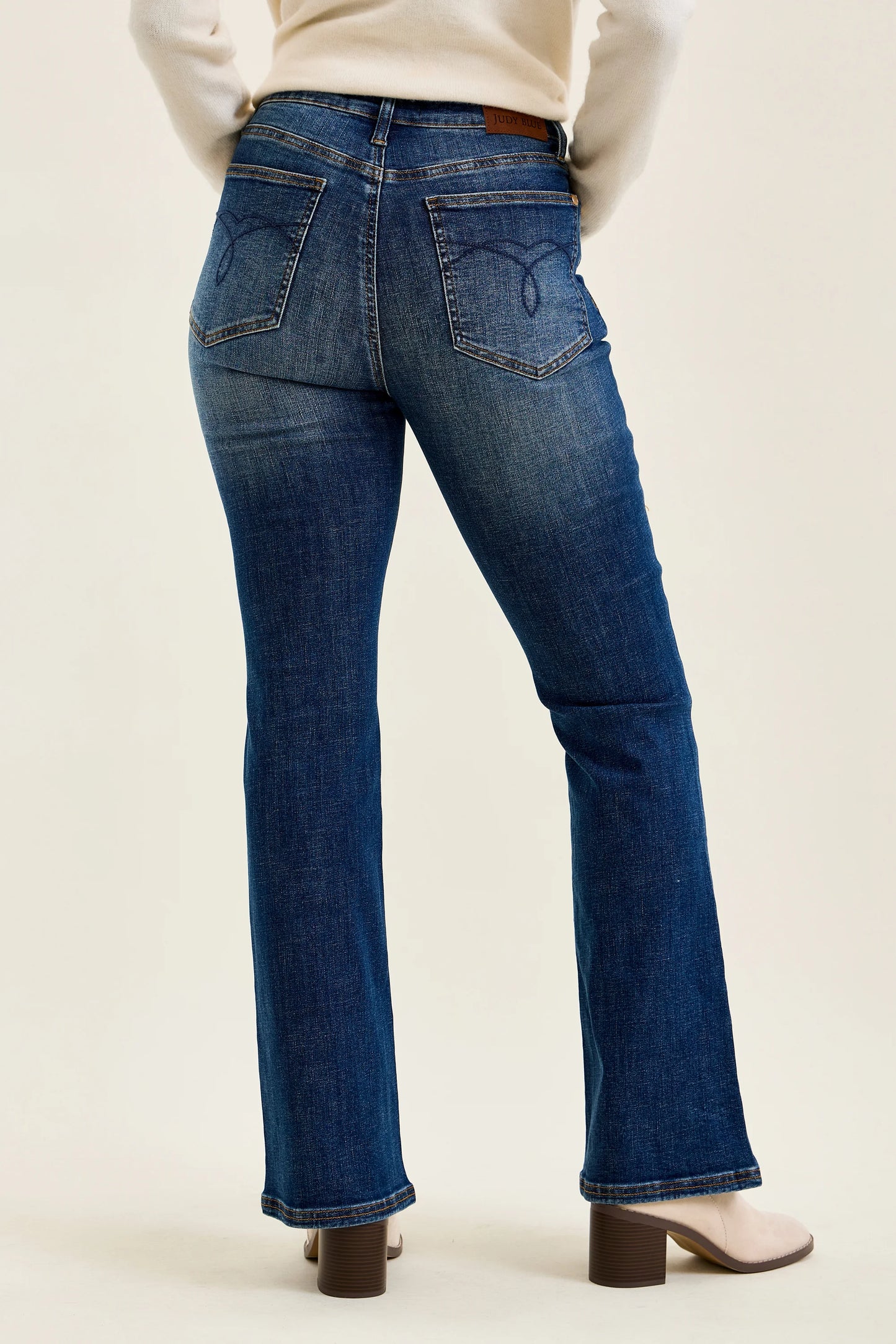 881169 – MR Daisy Bootcut with Harness Trim | DK Sunset Ride Jeans