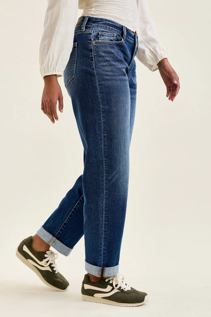 82744 MR BILLIE Boyfriend DK True Indigo Judy Blue Jeans