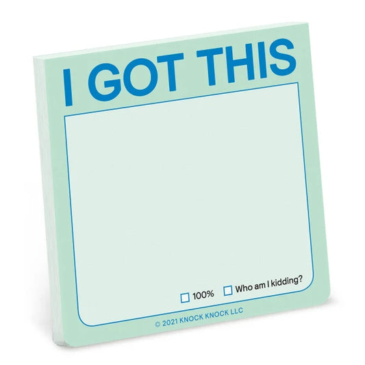 I Got This Sticky Note