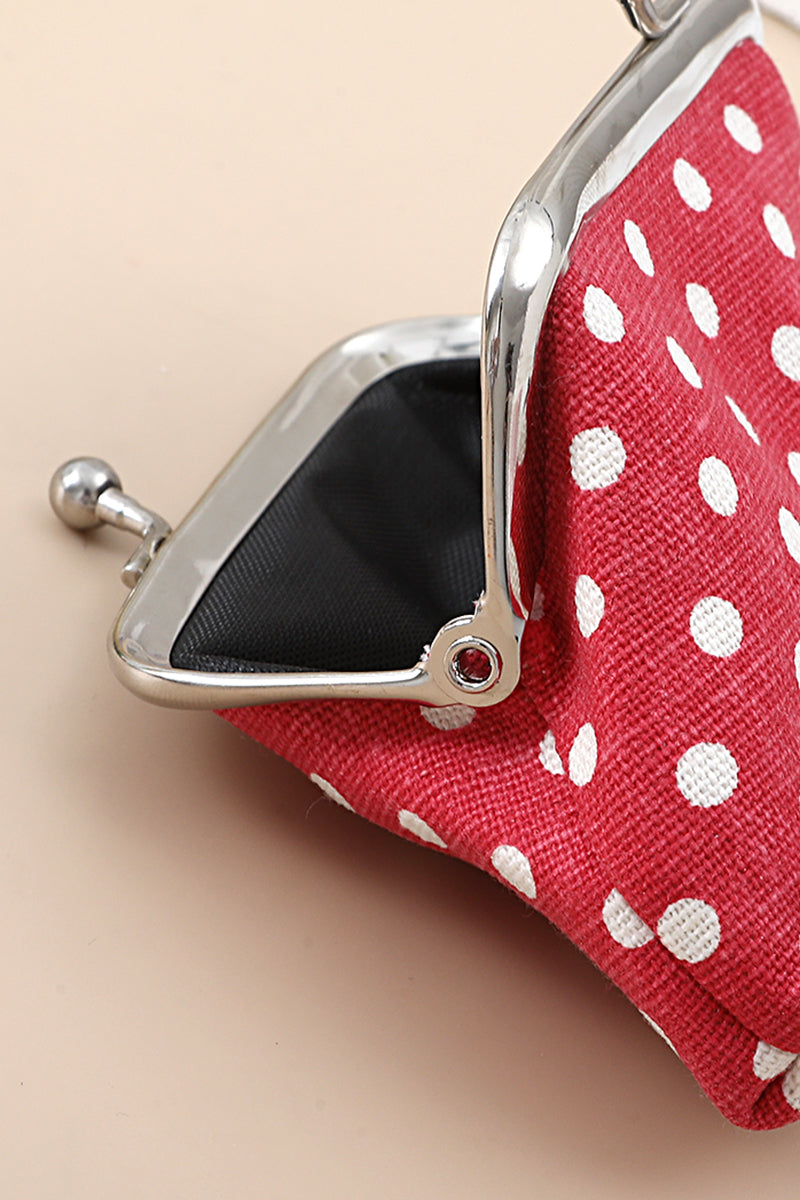 Zenana Polka Dot Kiss Lock Coin Purse UA-219