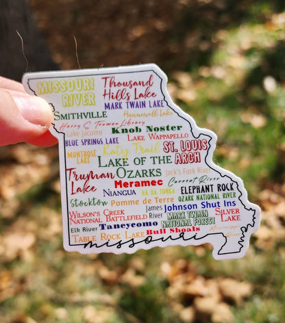 Missouri Recreation State Sticker