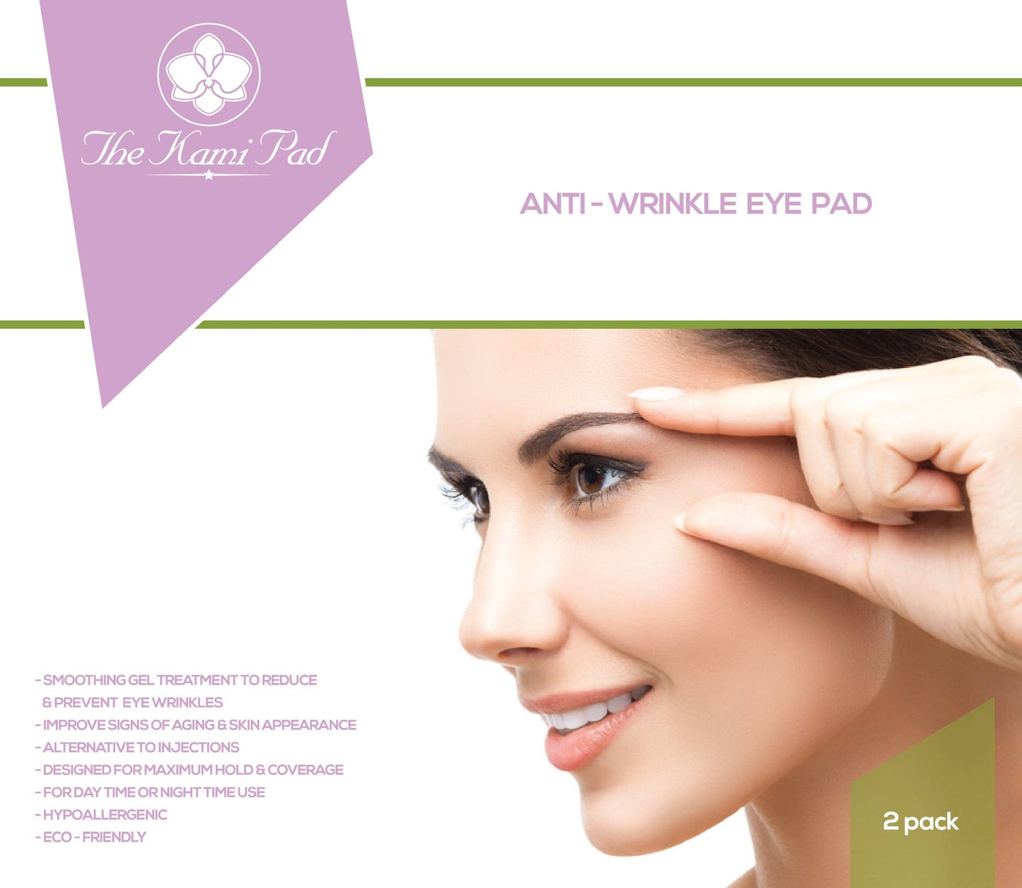 Kami Pure Anti Wrinkle Eye Pad - Botox Alternative 30 uses