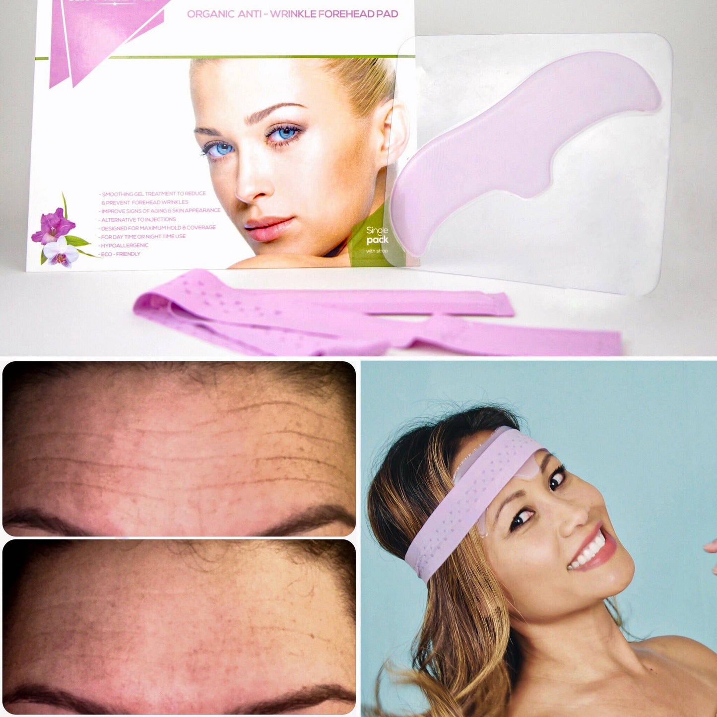 Kami Pure Anti Wrinkle Forehead Pad - Botox Alt 30 uses