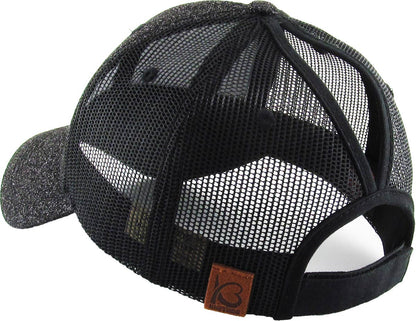 Glitter Meshback Baseball Cap