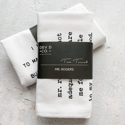 Recipe Of The Day - Organic Cotton Tea Towel