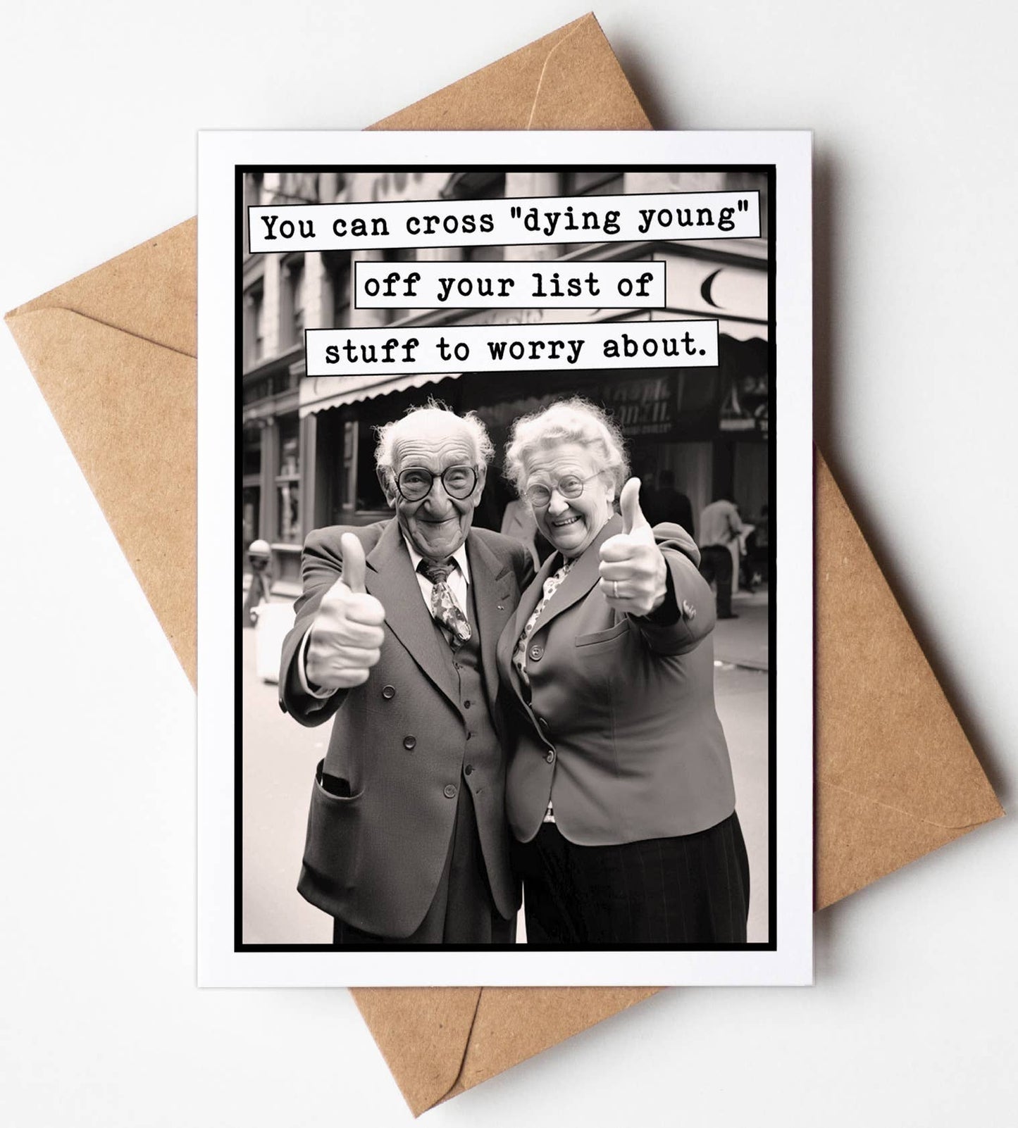 Funny Birthday Greeting Cards for Men, Women (Blank Inside)