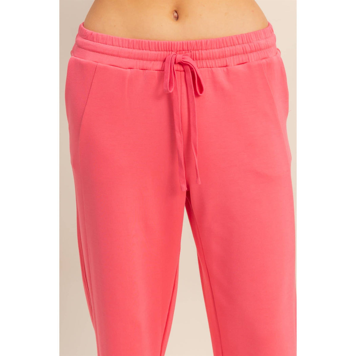 Double Knit Wide-Leg Sweatpants
