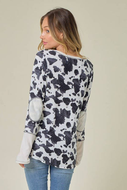 LMT3553-Lulas animal print sweatshirt