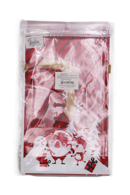 Christmas Drawstring Plastic Treat Bag - 48 Pcs