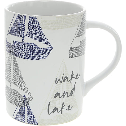 Wake and Lake - 18 oz Mug