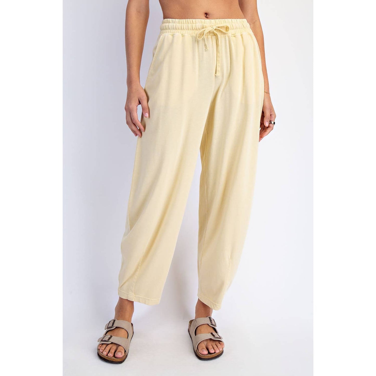 Mineral Washed Cotton Barrel Pant P6455