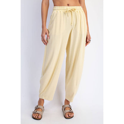 Mineral Washed Cotton Barrel Pant P6455
