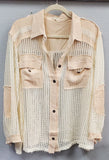 POL Long Sleeve Shirt Top - Gorgeous Cardigan Jacket