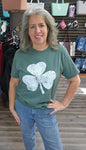 Custom Apparel - White Shamrock