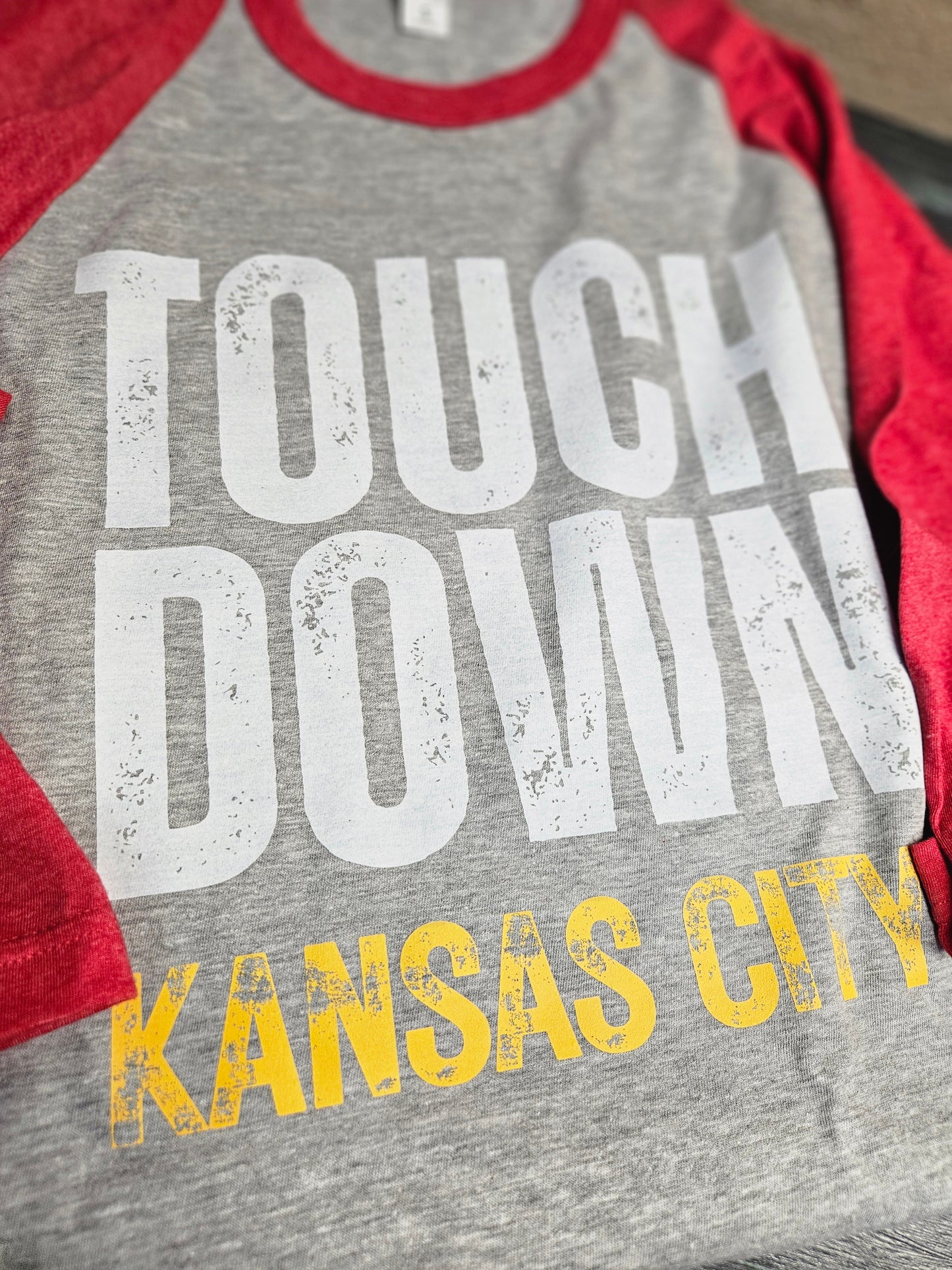 Kansas City Touch down Raglan Shirt