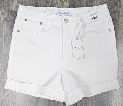 150305 Judy Blue HW Double Roll Cuff Shorts