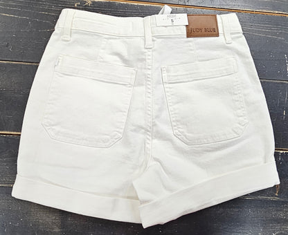 150339 Judy Blue HW Cuff Jogger Shorts