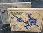 Lake Of the Ozarks Unframed Map Sign