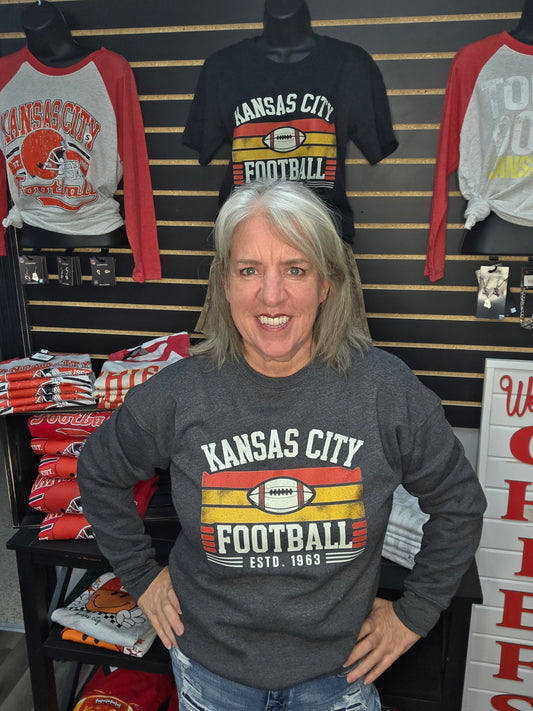 Kansas City Football Sweatshirt Sponge