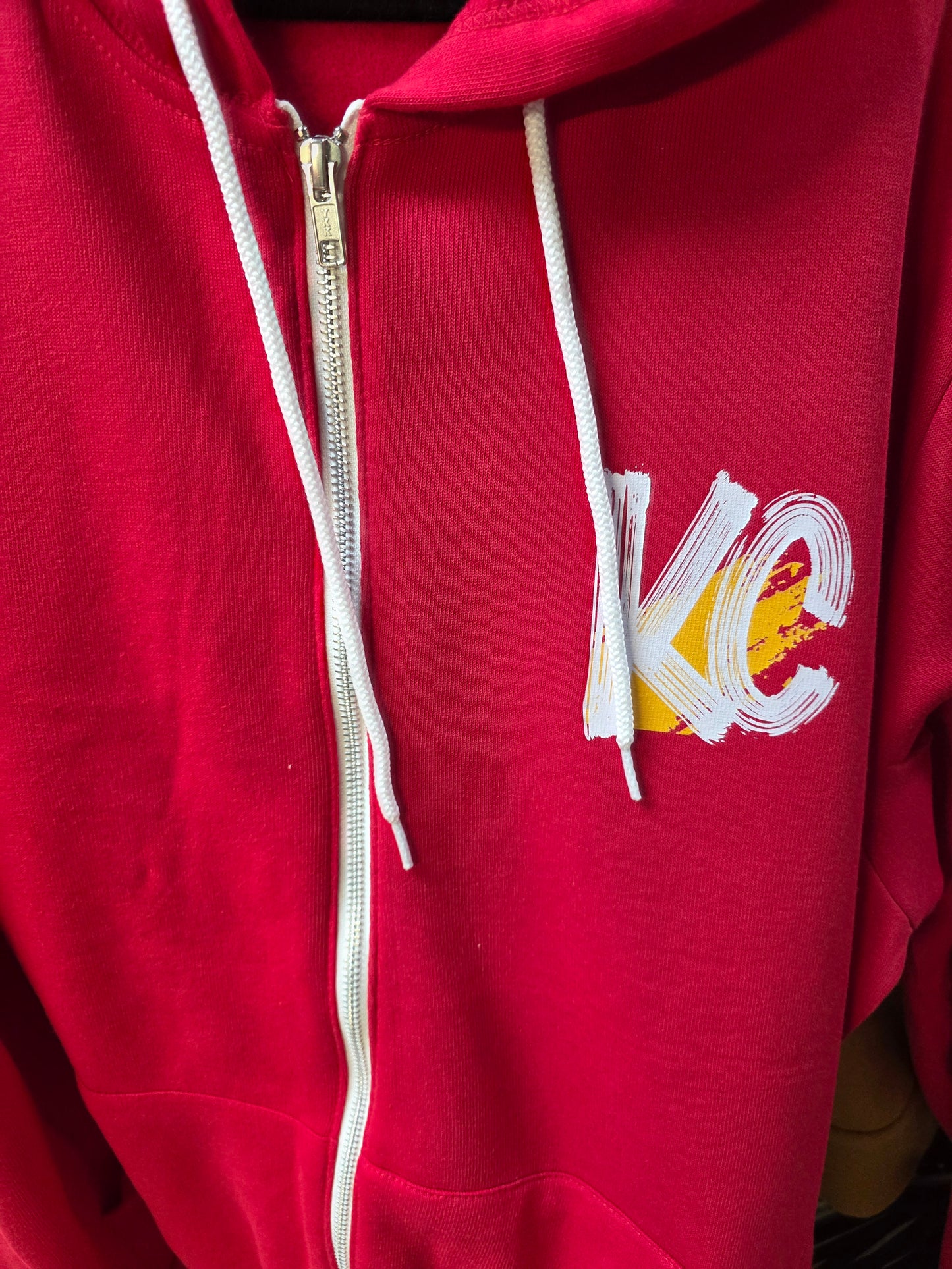 Kansas City KC Zip Up Hooded Sweat Jacket