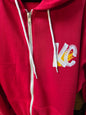 Kansas City KC Zip Up Hooded Sweat Jacket