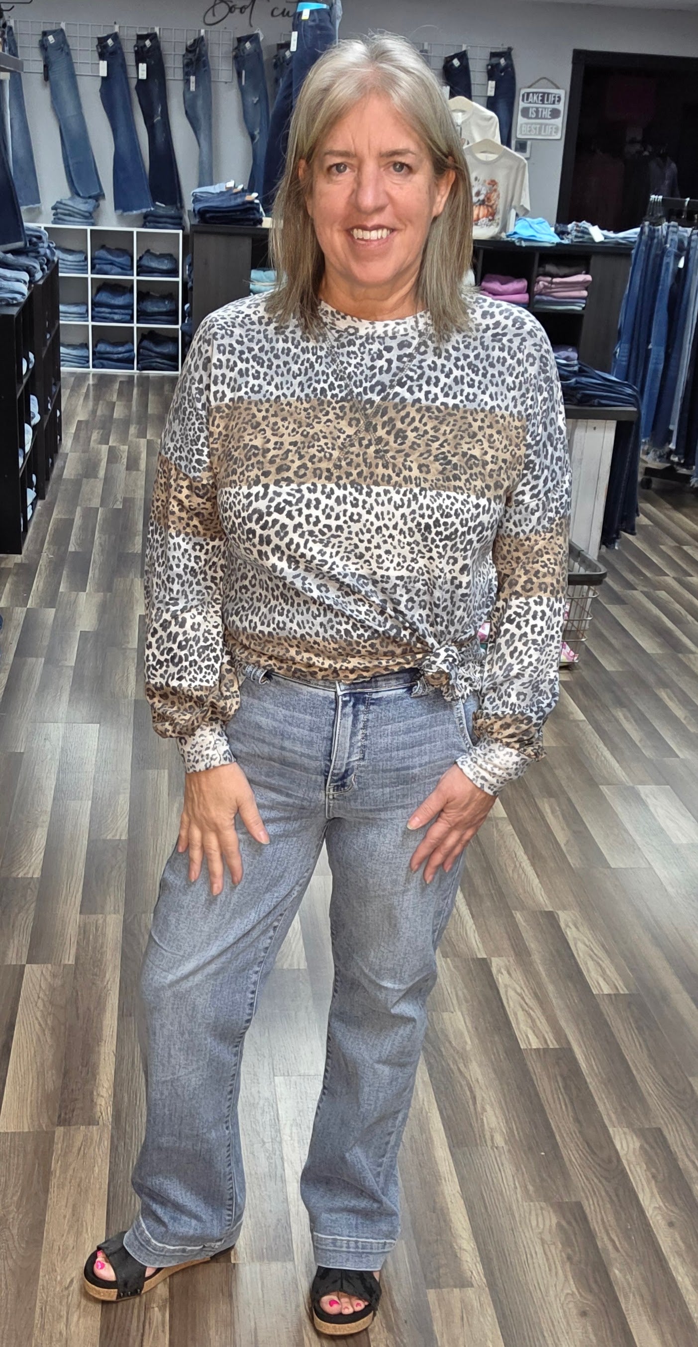 82675 High Waist Trouser Wide Leg Jeans – Judy Blue