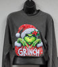 Bling faux Grinch Long Shirt T Shirt