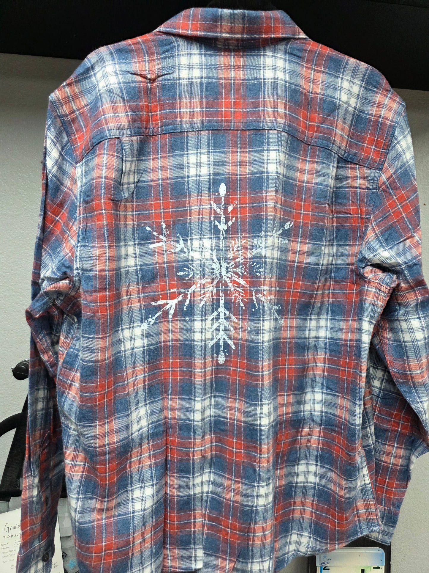 Snowflake Flannel Shirt