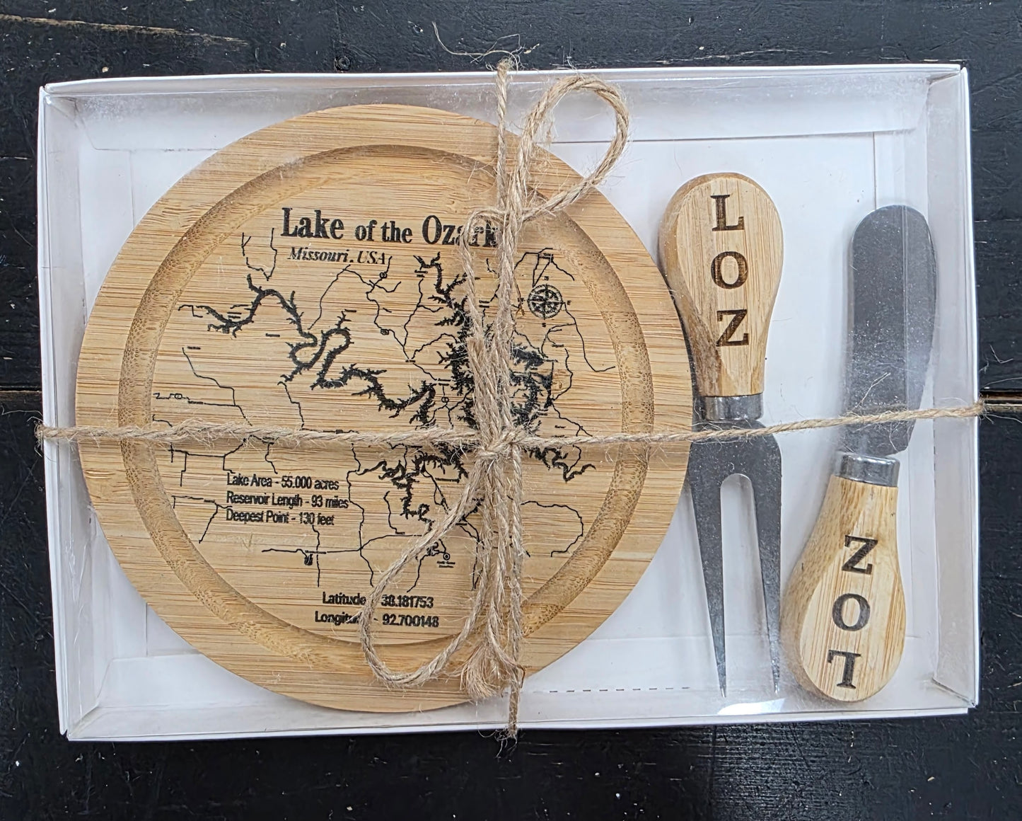 Cheese Board Lake of the Ozarks Cutting Board