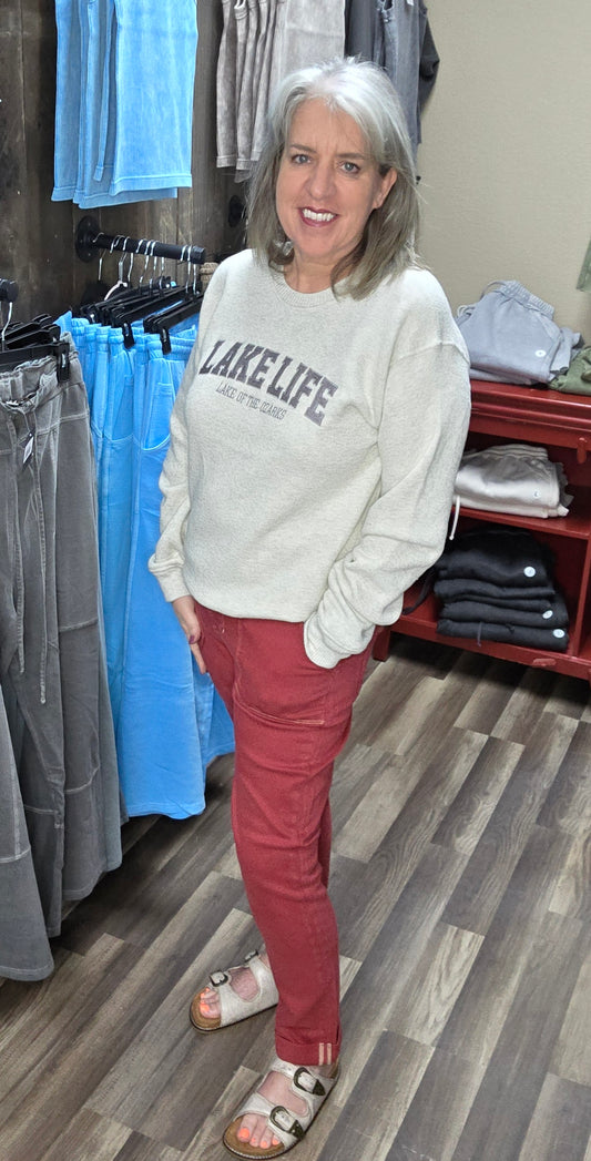 Lake of the Ozarks Nantucket Fleece Crew Neck Pullover Sweatshirt