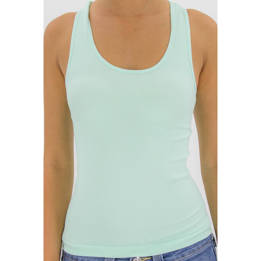 Happy Place Lake of the Ozarks Ribbed Racerback Tank Top