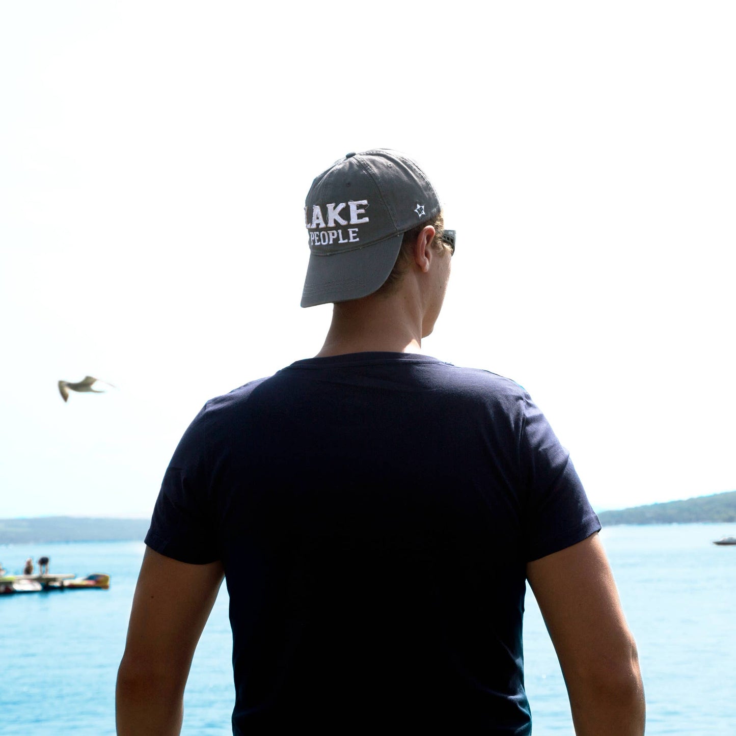 Lake People - White Adjustable Hat