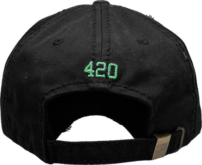 Leaf Vintage Cap: BLK