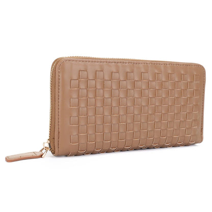 EJ60301 Yoona Woven Zip Wallet