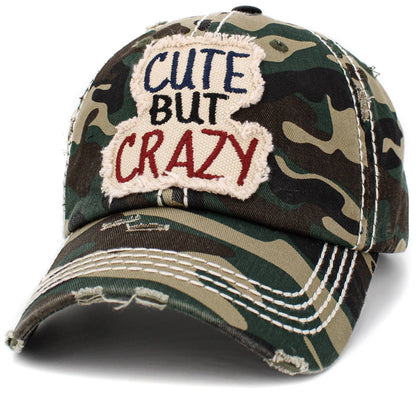 Cute But Crazy Vintage Ballcap