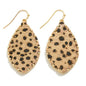 267267 Animal Print Teardrop Earring