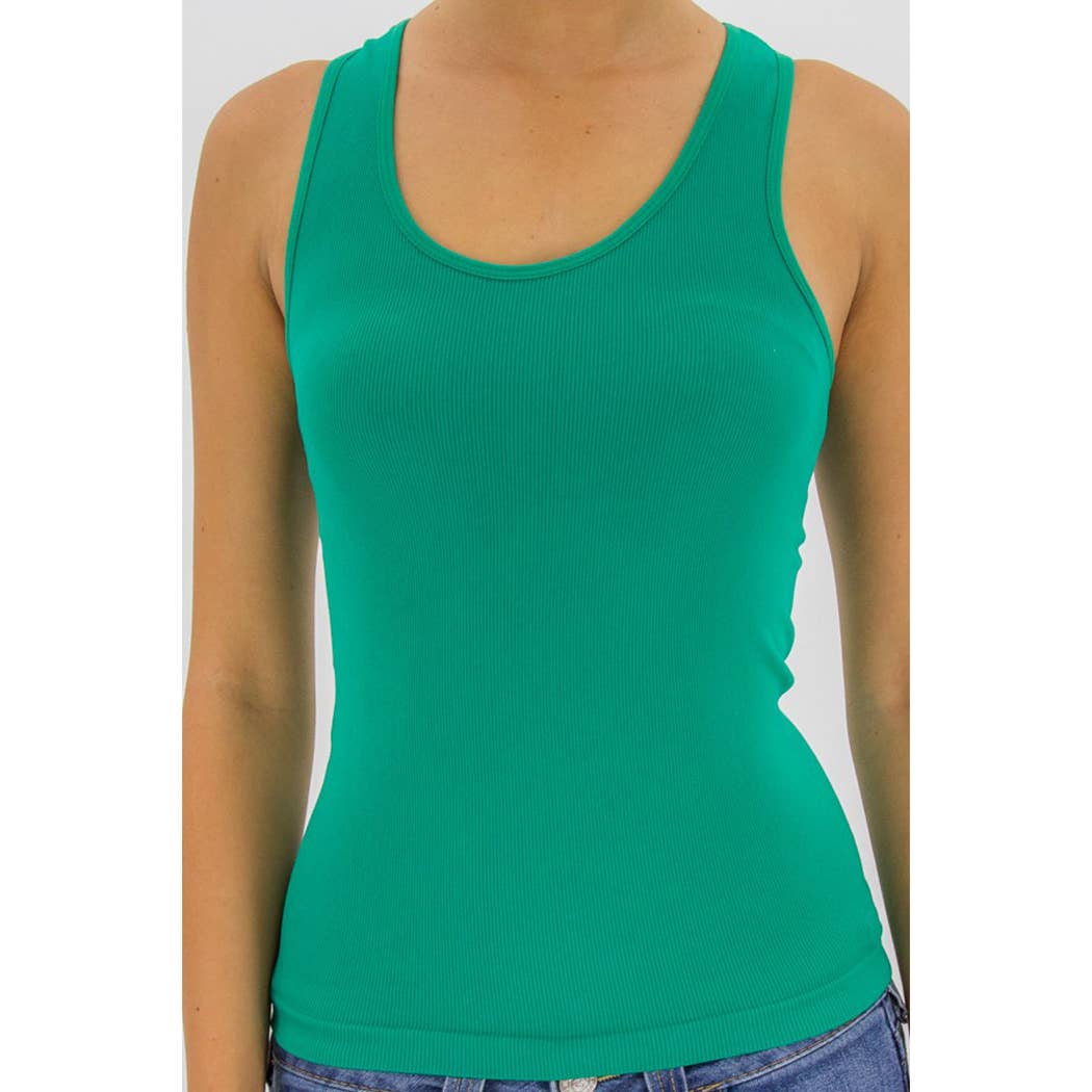 Happy Place Lake of the Ozarks Ribbed Racerback Tank Top
