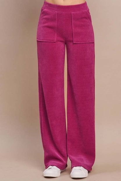 Yelete Relaxed Fit Corduroy Lounge Pants 827CD001