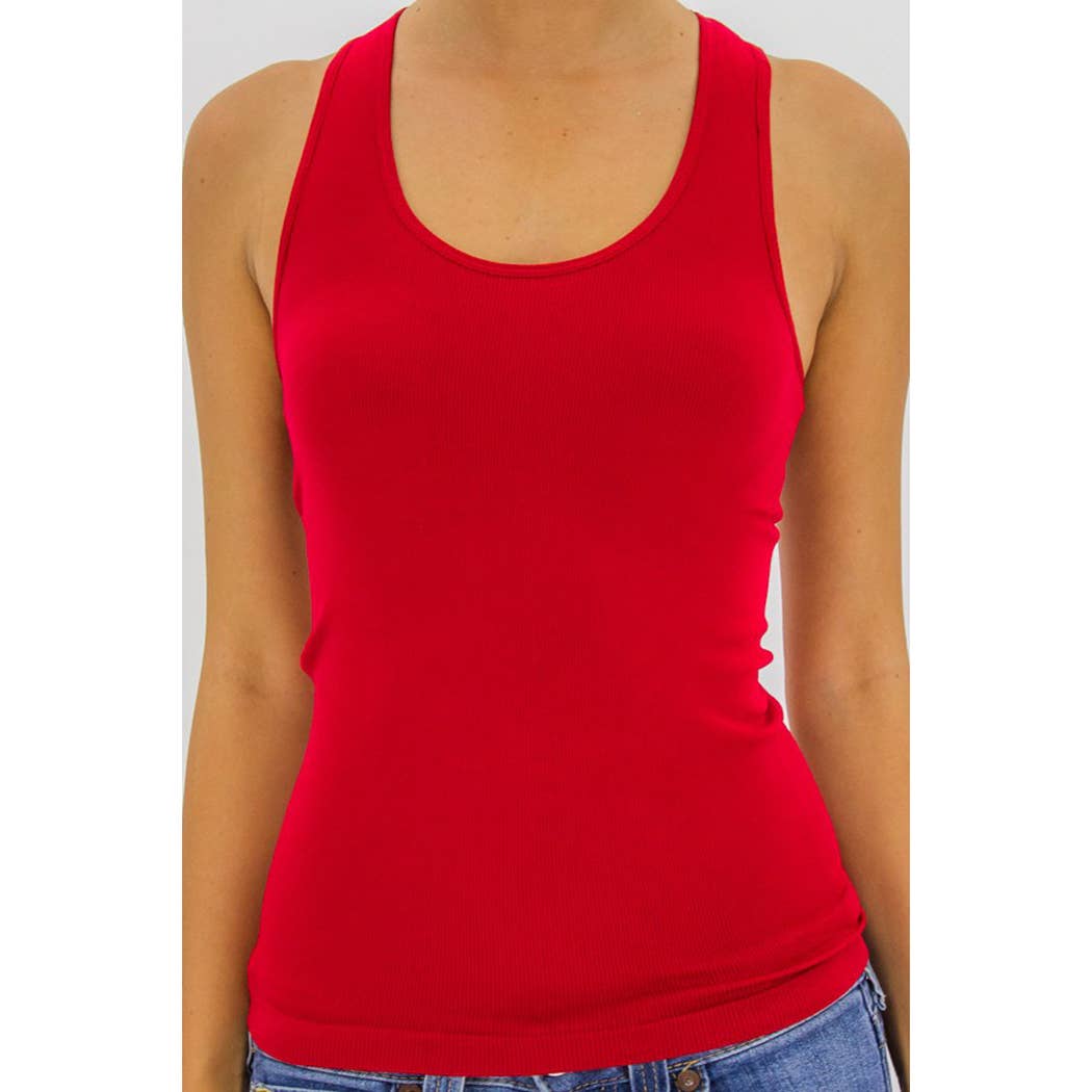 Happy Place Lake of the Ozarks Ribbed Racerback Tank Top