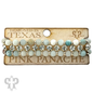 Bead and rhinestone adjustable bracelet - LC