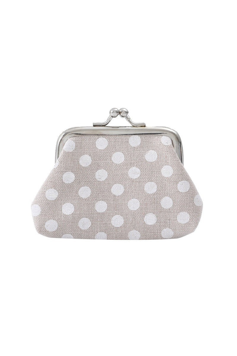 Zenana Polka Dot Kiss Lock Coin Purse UA-219