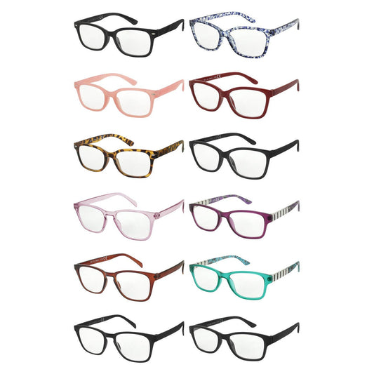 Ladies Reading Glasses Assorted Color Frame Order by Power