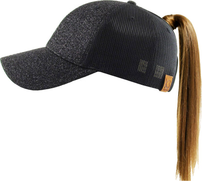 Glitter Meshback Baseball Cap