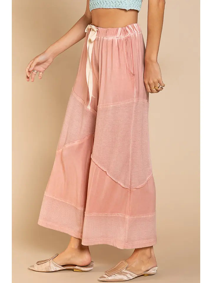 Loose Knit Culotte Pants