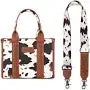 Wrangler Cow Print Tote/Crossbody: Black