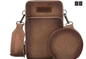 Wrangler Cellphone Crossbody Bag: Bronze