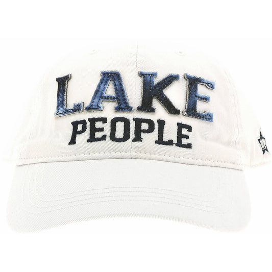 Lake People - White Adjustable Hat