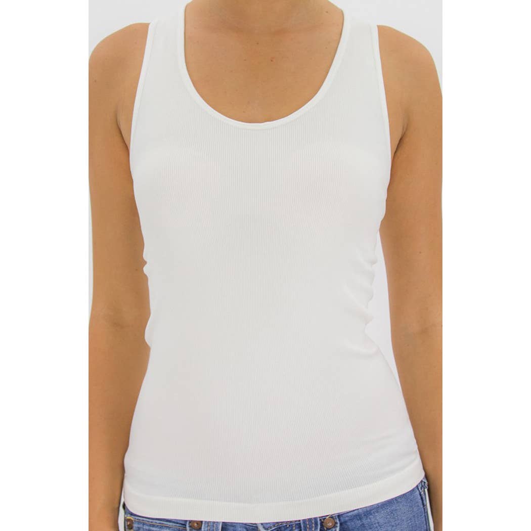 Happy Place Lake of the Ozarks Ribbed Racerback Tank Top